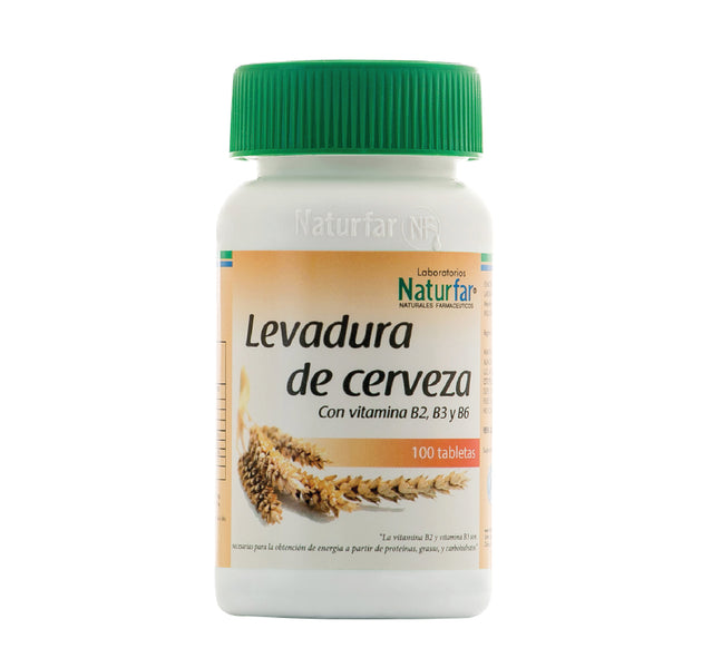 Levadura de cerveza 100 Tabletas Naturfar