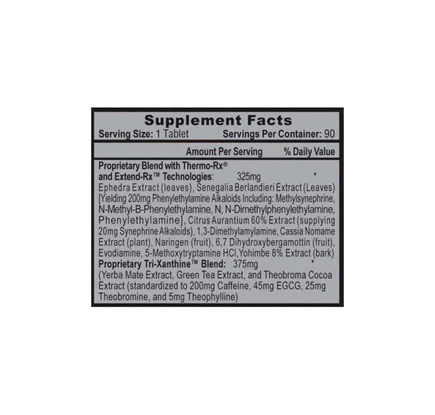 Lipodrene Hardcore 90 Tab - HI-TECH
