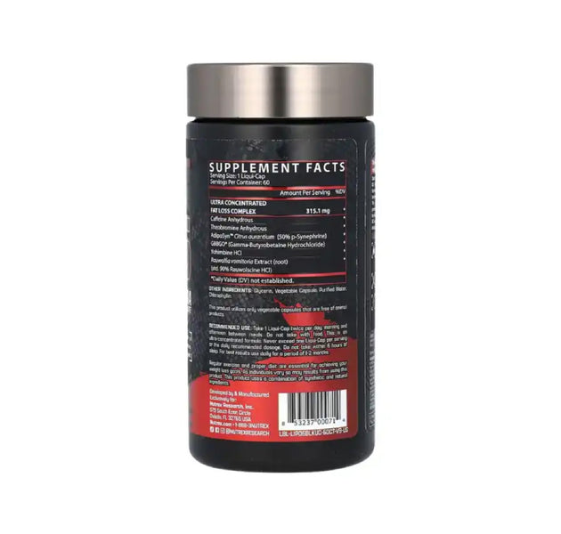 Lipo-6 Black Ultra Concentrate · 60 caps Nutrex