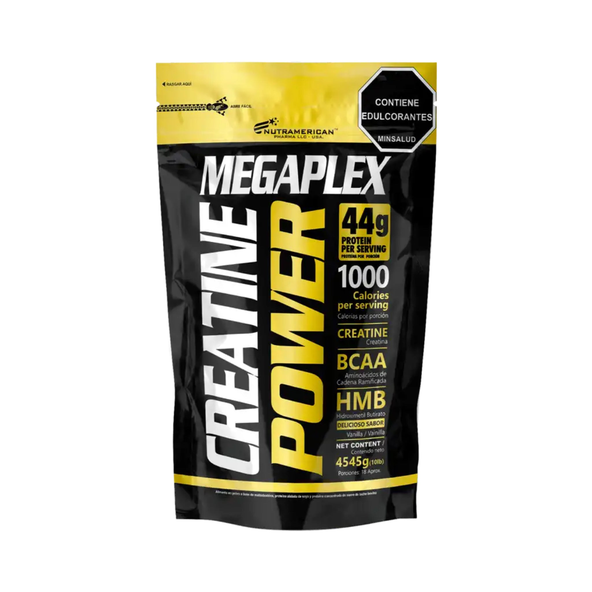 Proteína Megaplex Creatine Power 2 Libras Nutramerican Pharma