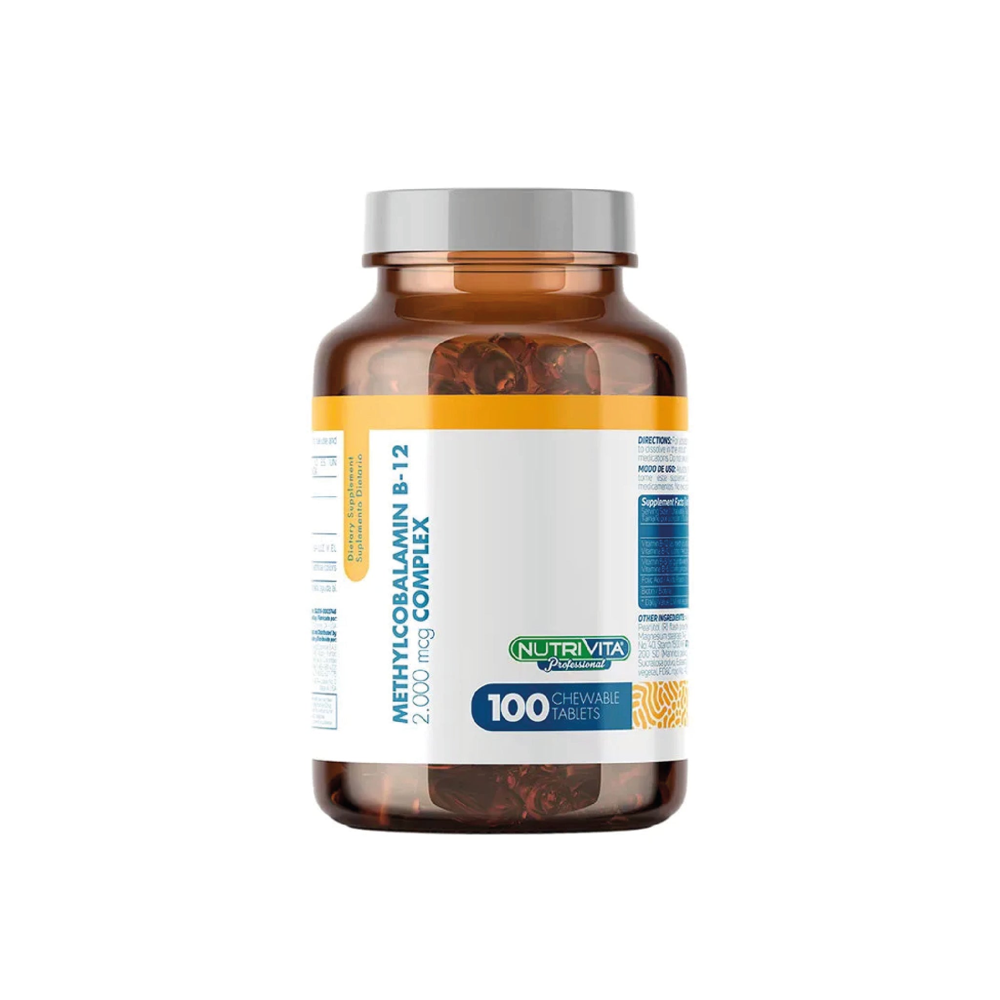 Methylcobalamin - B12 Complex 100 Tabletas Nutrivita