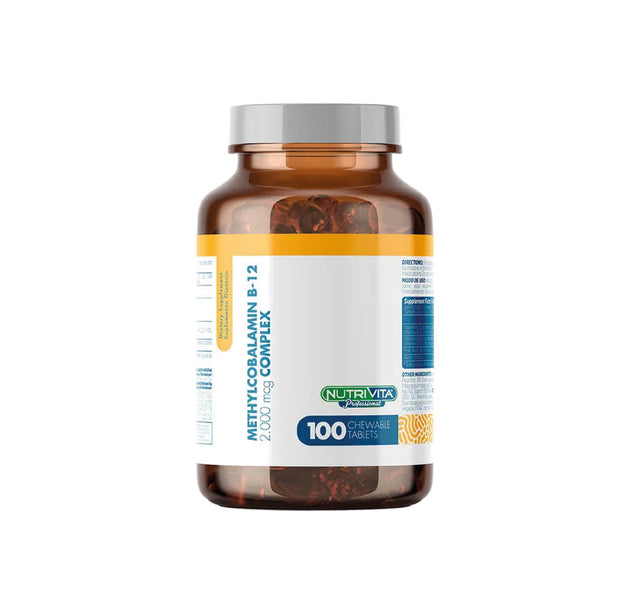 Methylcobalamin - B12 Complex 100 Tabletas Nutrivita