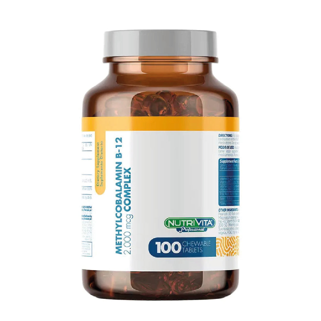 Methylcobalamin - B12 Complex 100 Tabletas Nutrivita