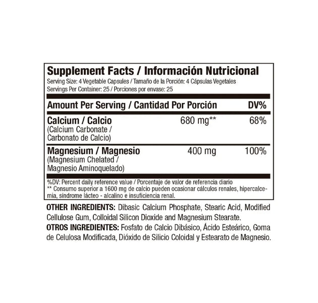 Magnesium Chelated 100 Capsulas Medical Green