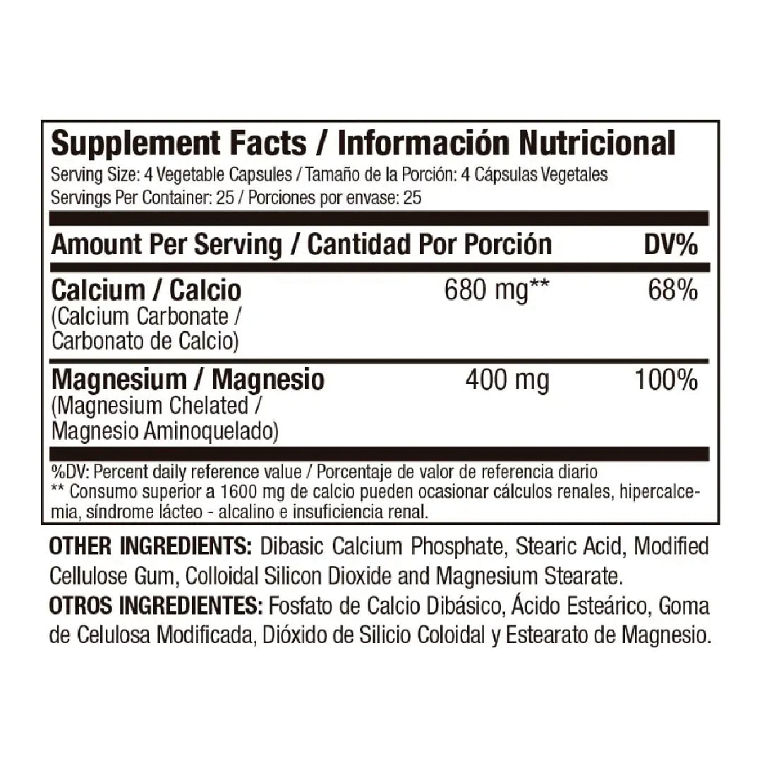 Magnesio Quelado - 100 Caps Medical Green