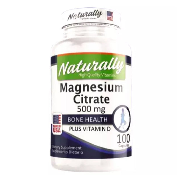 Magnesium citrate 100 tabletas Naturally