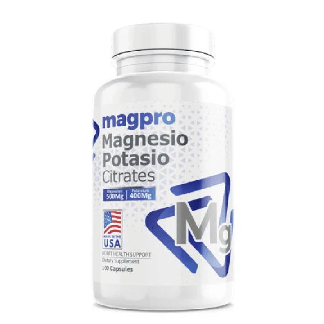 Citrates Magnesio y Potasio 100 Capsulas Magpro MG
