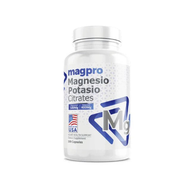 Citrates Magnesio y Potasio 100 Capsulas Magpro MG