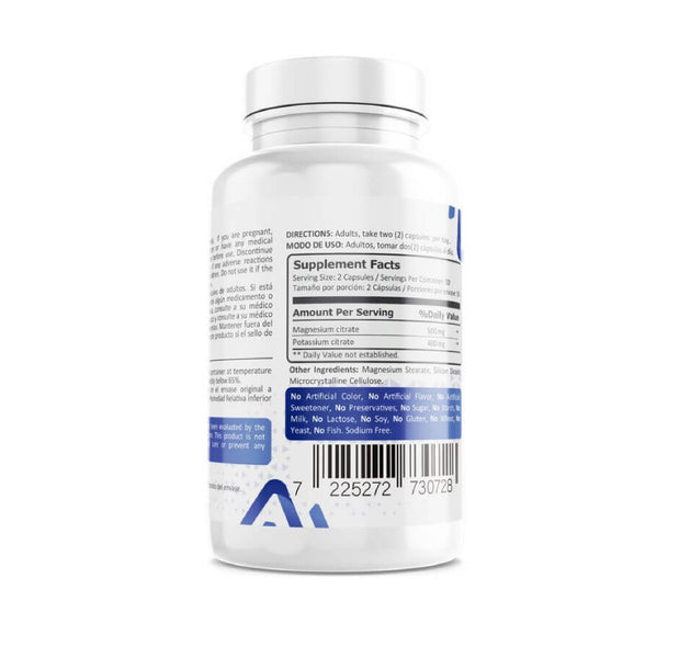 Citrates Magnesio y Potasio 100 Capsulas Magpro MG
