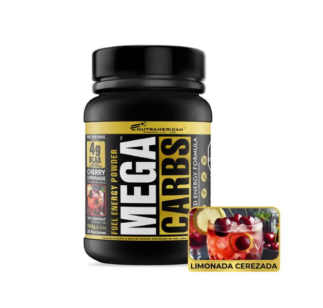 Mega Carbs 1000g 20 porciones Nutramerican Pharma