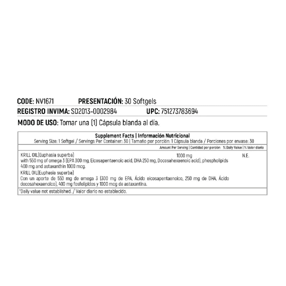 Mega Red 30 Capsulas Nutrivita