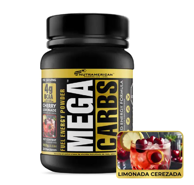 Mega Carbs 1000g 20 porciones Nutramerican Pharma