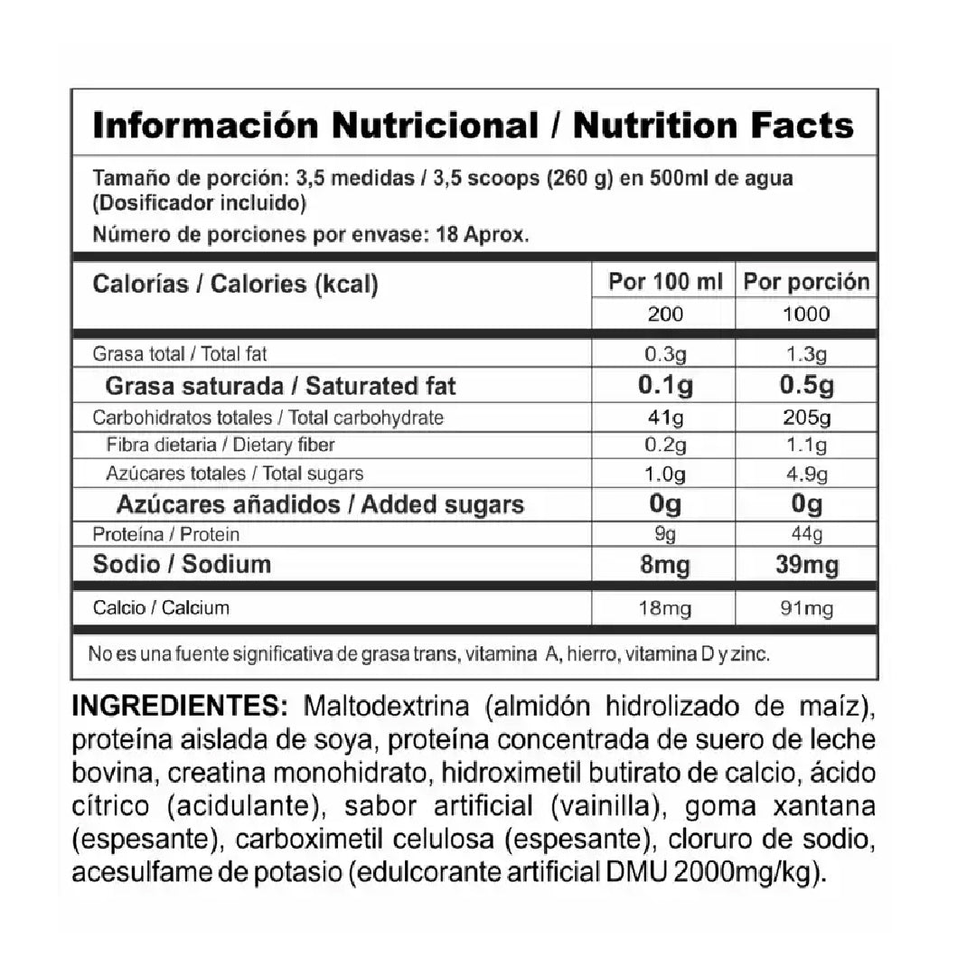 Proteína Megaplex Creatine Power 10 Libras Nutramerican Pharma