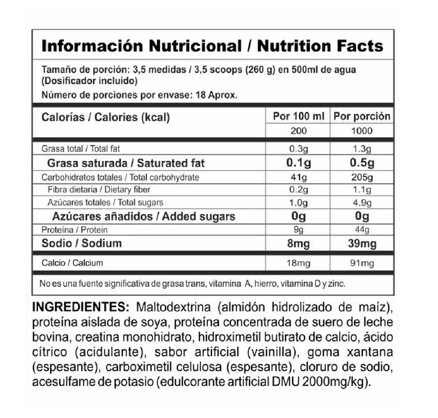 Proteína Megaplex Creatine Power 10 Libras Nutramerican Pharma