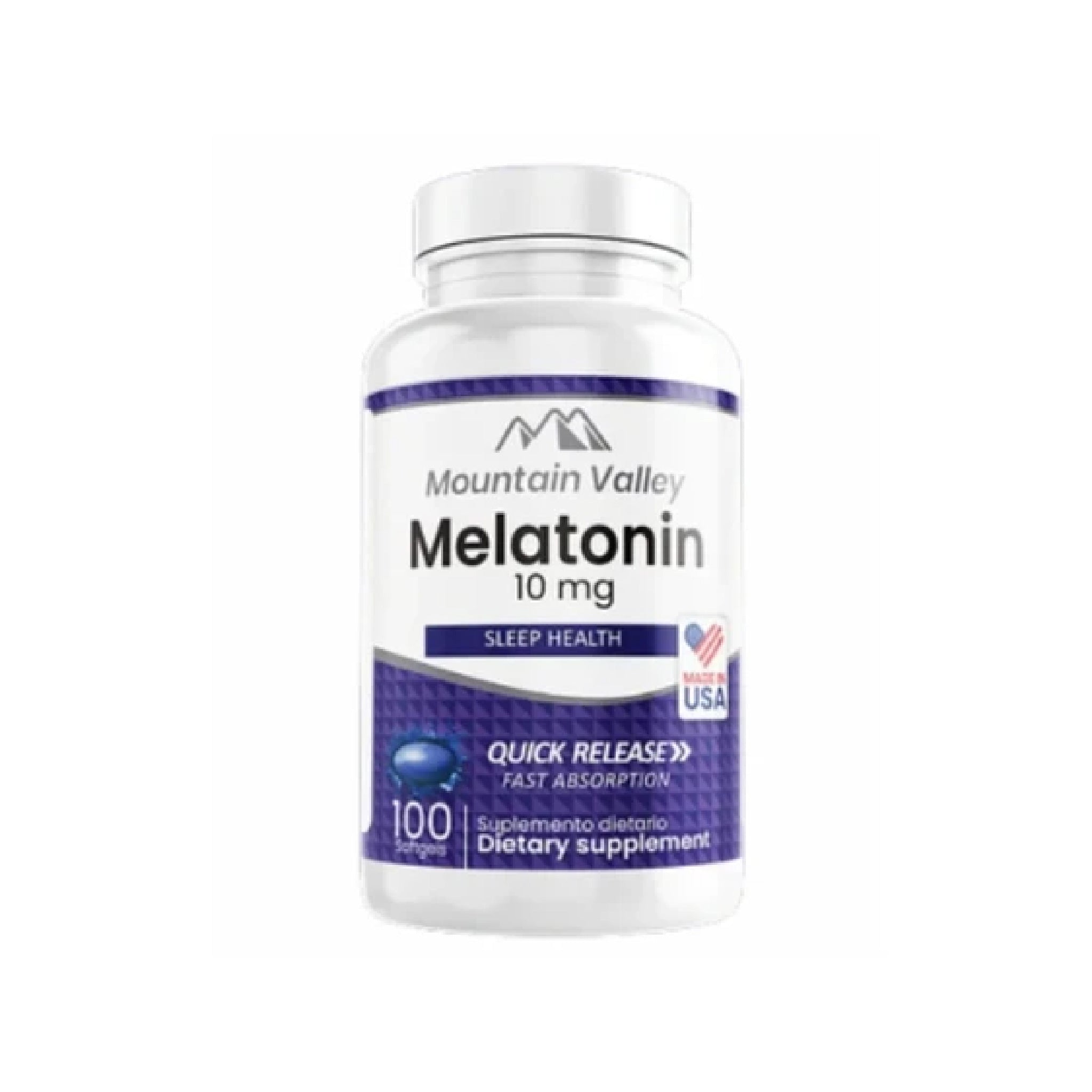 Melatonin 100 Cápsulas Mountain Valley