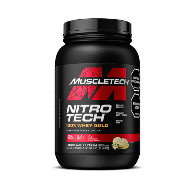 Proteína Nitro Tech 100% Whey Gold 2 Libras Muscletech