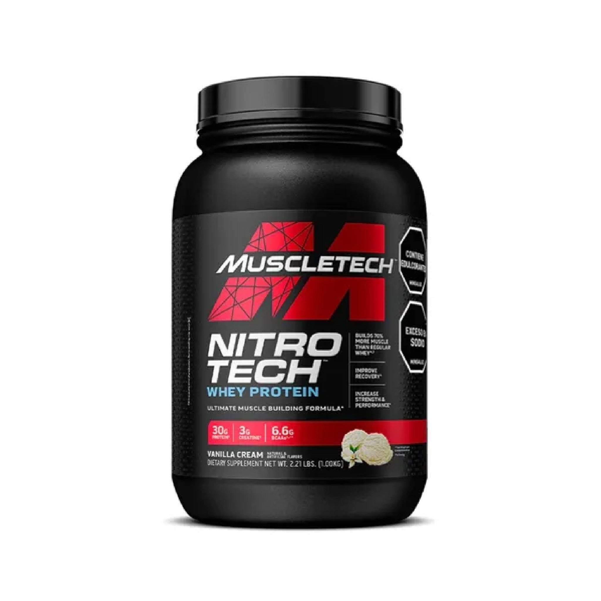 Proteína Nitro Tech Whey Protein 2 Libras Muscletech