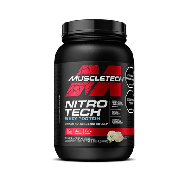 Proteína Nitro Tech Whey Protein 2 Libras Muscletech