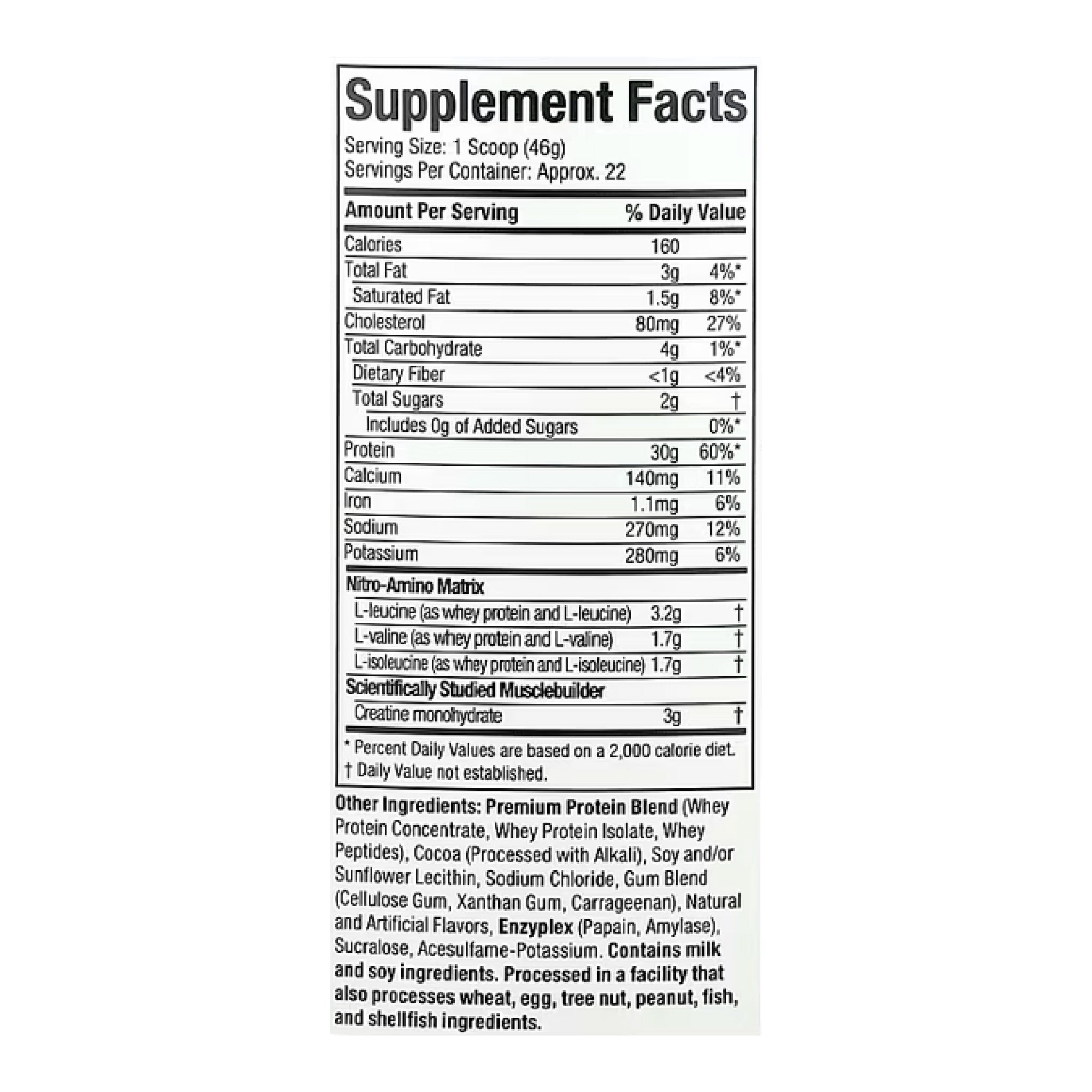 Proteína Nitro Tech Whey Protein 2 Libras Muscletech