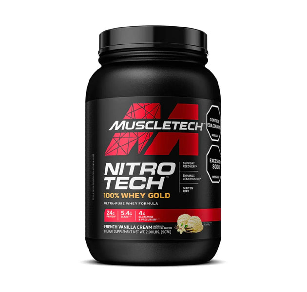 Proteína Nitro Tech 100% Whey Gold 2 Libras Muscletech