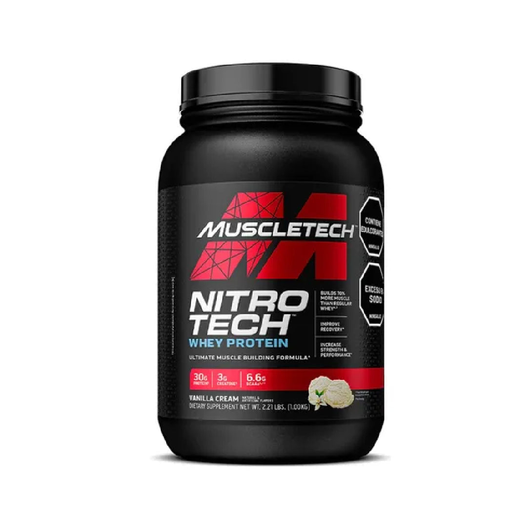 Proteína Nitro Tech Whey Protein 2 Libras Muscletech