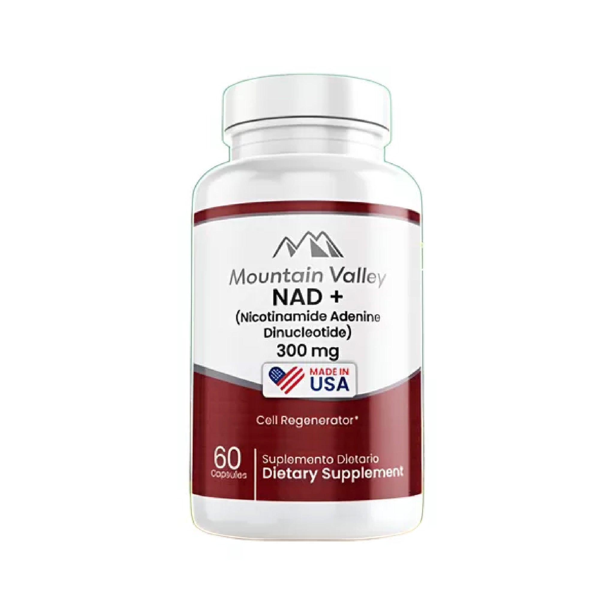 Nad + Nicotinamide Adenine Dinucleotide 60 capsulas Mountain Valley