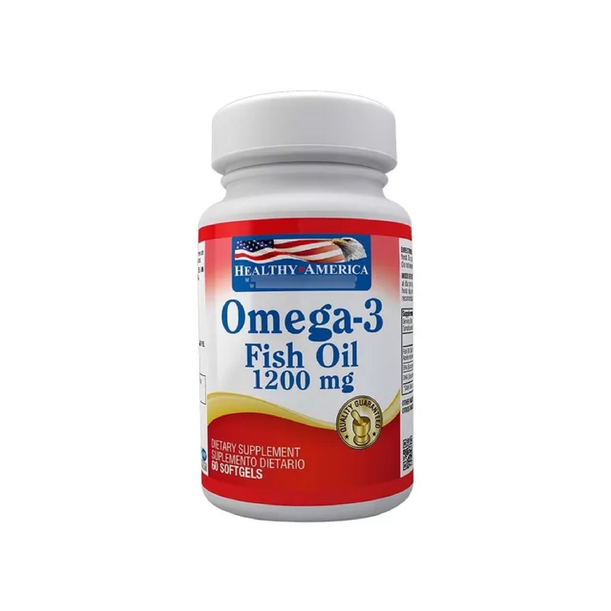 Omega 3 Fish Oil  60 tabletas Healthy America