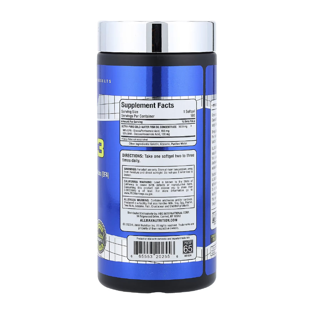 Omega 3 180 Capsulas Allmax
