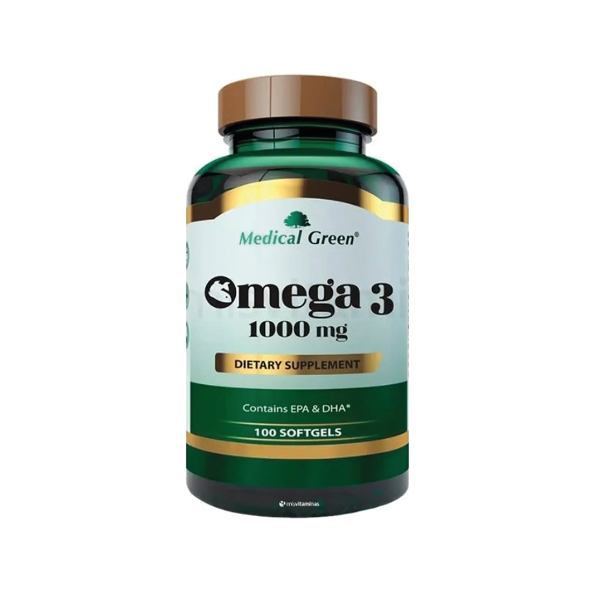 Omega 3 1000 mg 100 Capsulas Medical Green