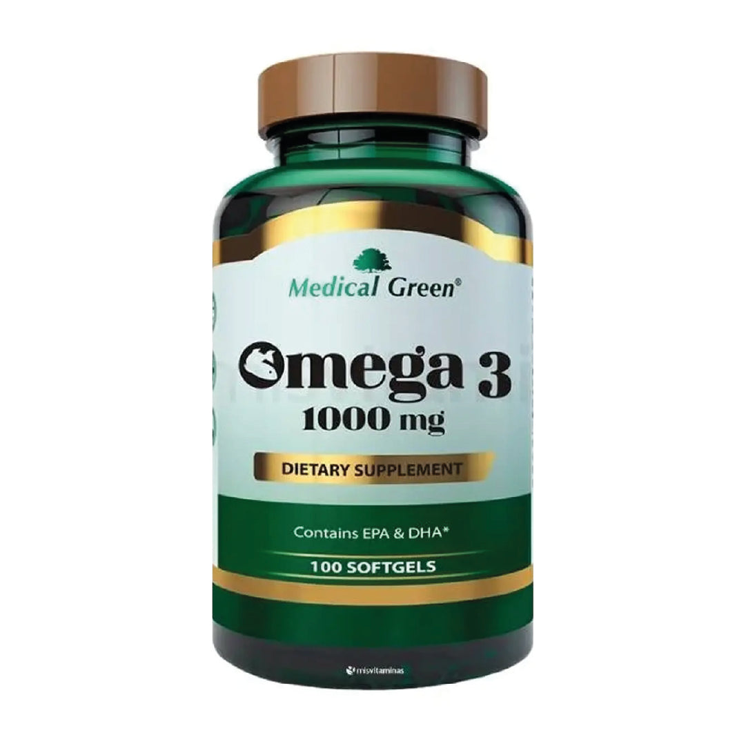 Omega 3 1000 mg 100 Capsulas Medical Green