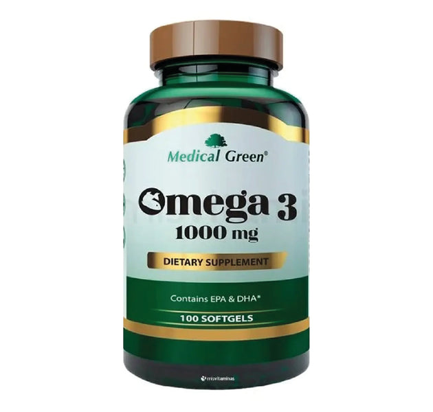 Omega 3 1000 mg 100 Capsulas Medical Green