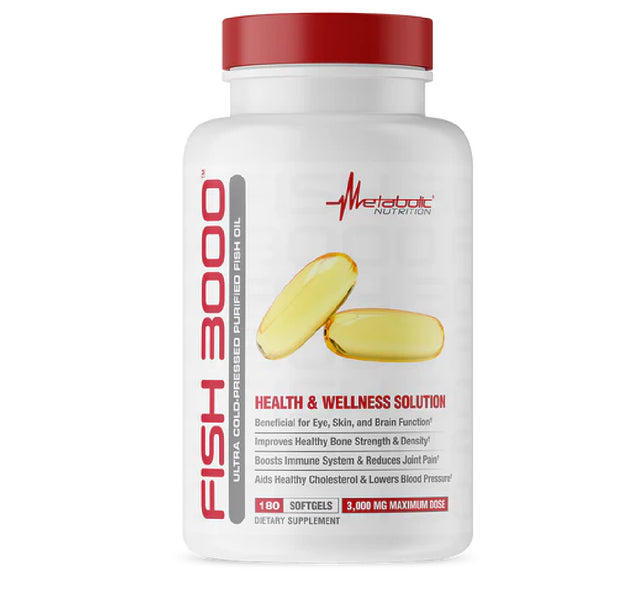 Fish 3000 180 cápsulas Metabolic Nutrition