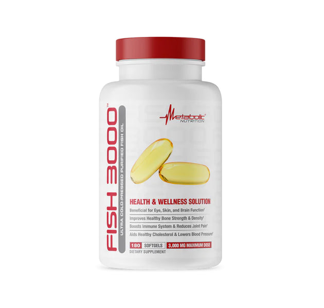 Fish 3000 180 cápsulas Metabolic Nutrition