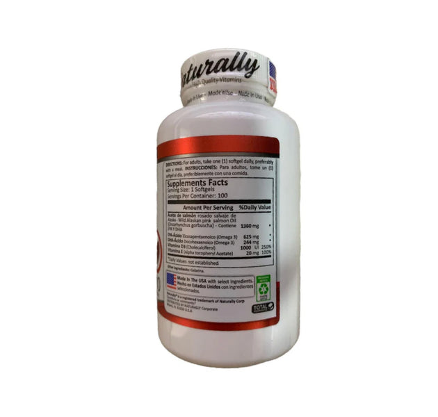 Omega 3 100 tabletas Naturally