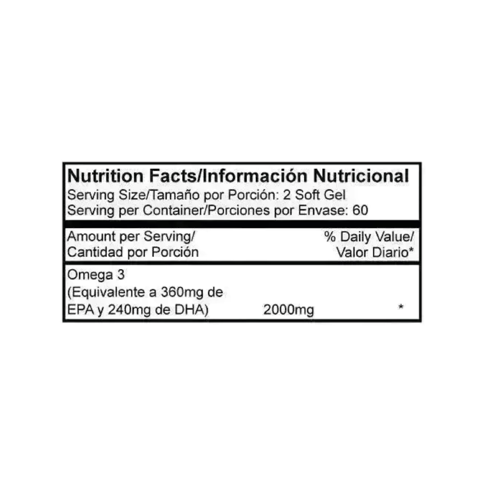 Omega 3 120 Capsulas Proscience