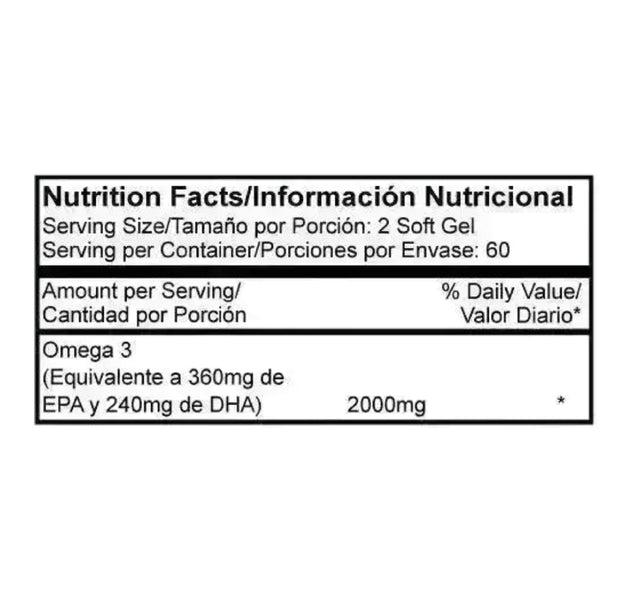 Omega 3 120 Capsulas Proscience