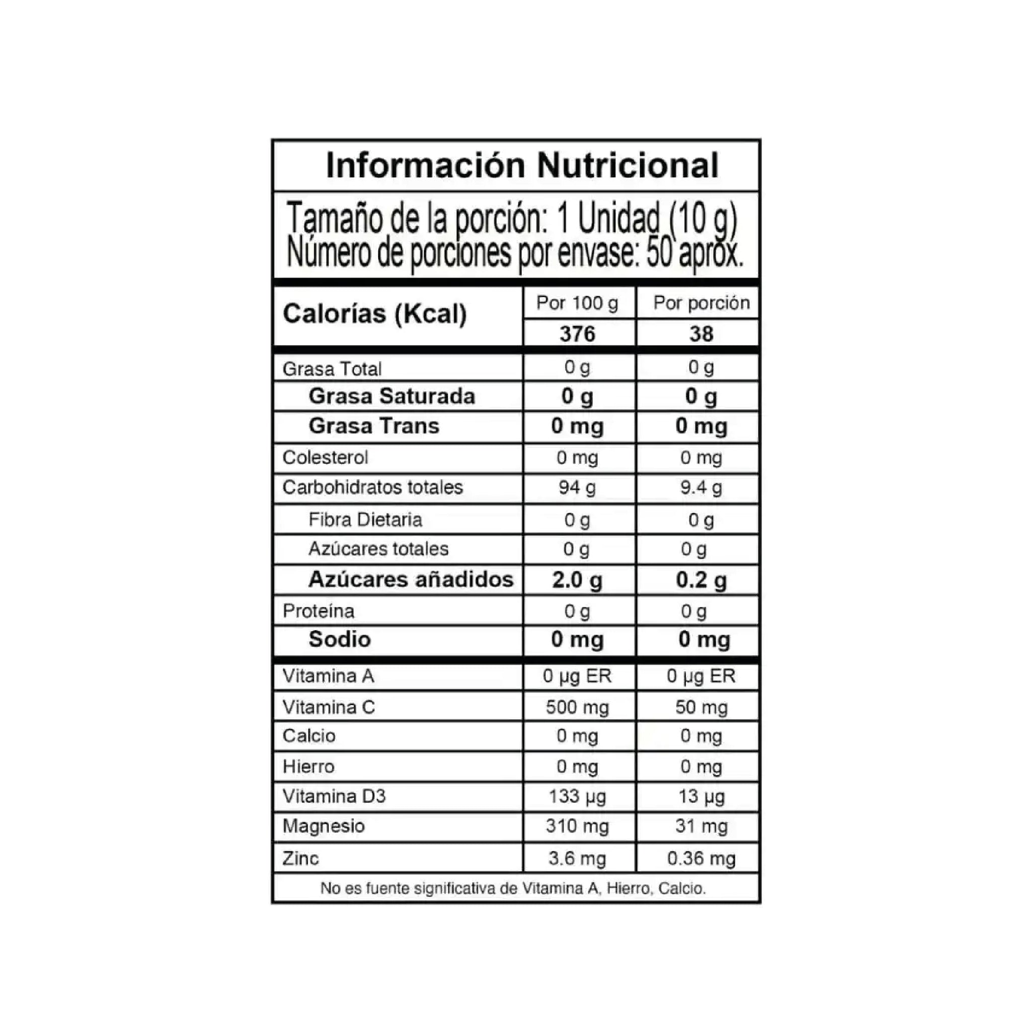 Vitamina C (One Deluxe) 500g - 50 servicios IMN