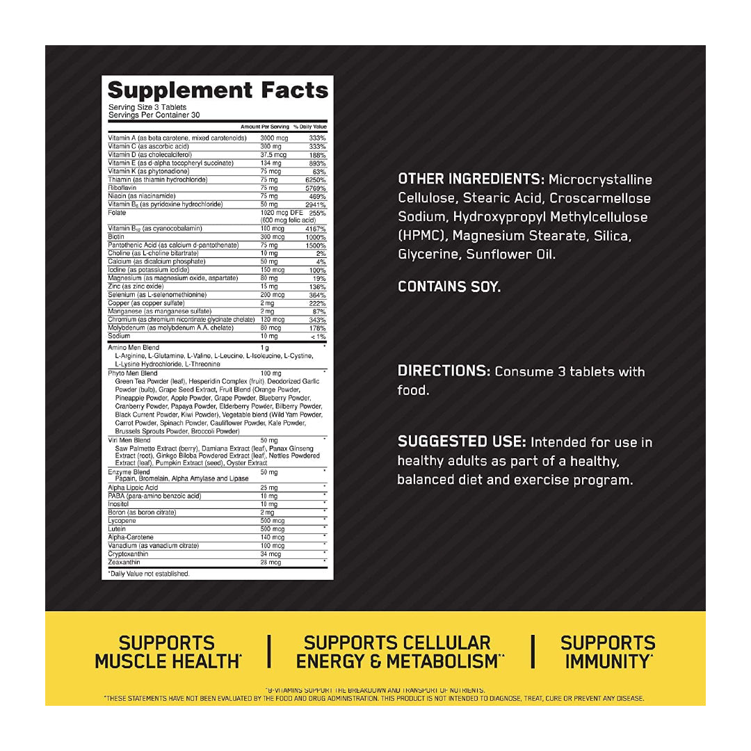 Opti-Men 90 capsulas Optimum Nutrition