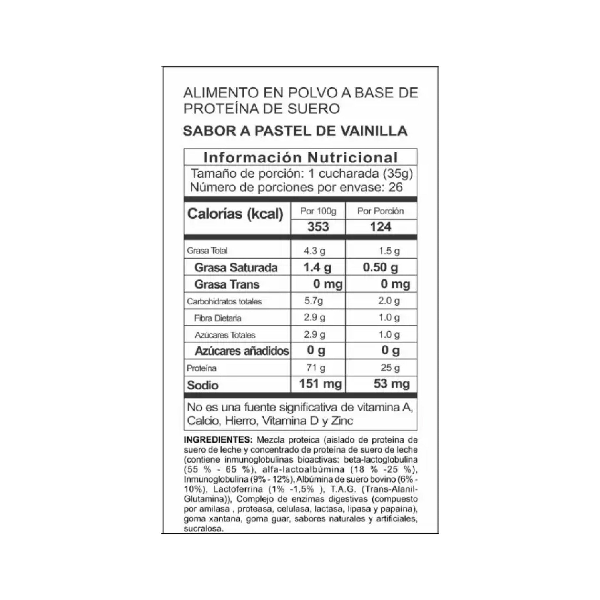Proteína Protizyme 2 Libras Metabolic Nutrition