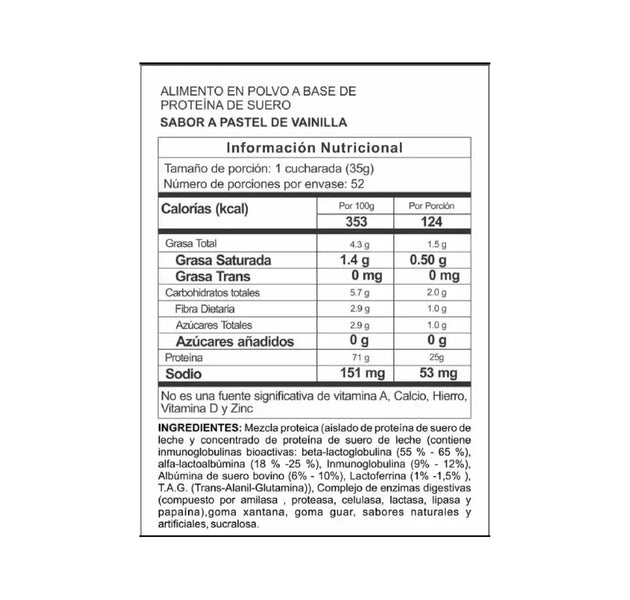 Proteína Protizyme 4 Libras Metabolic Nutrition
