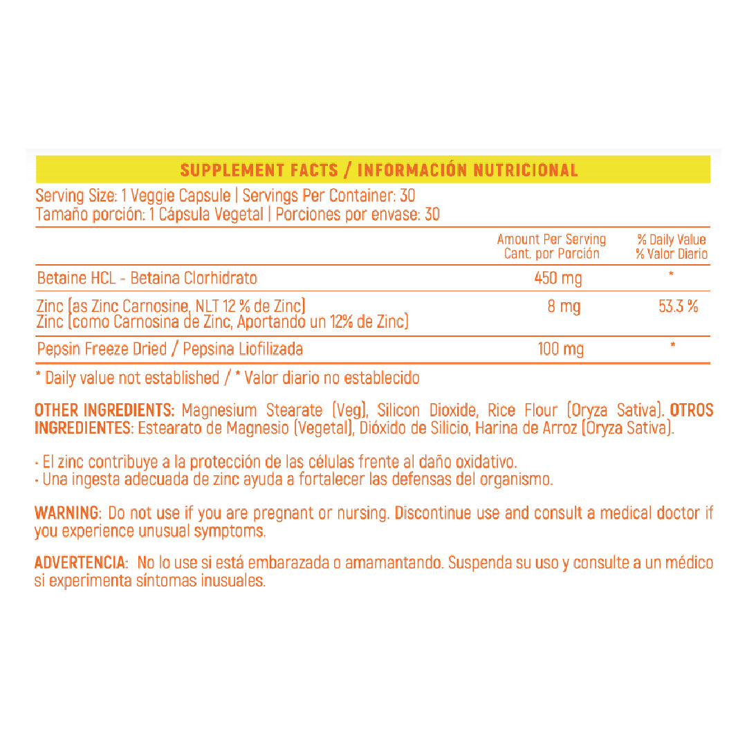 Peptidrol 30 capsulas Veggie