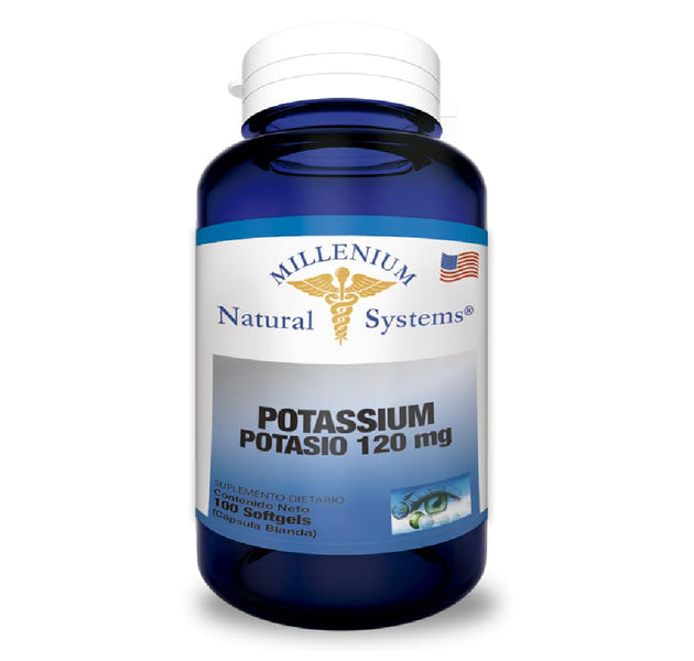 Potassium 120 mg 100 tabletas Natural Systems