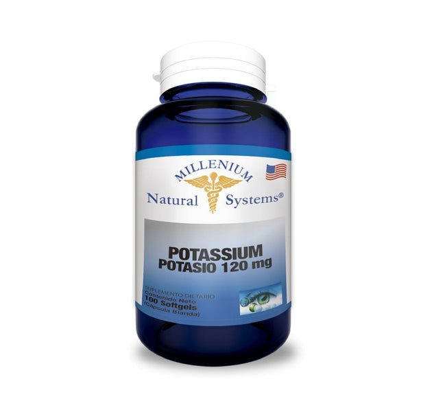 Potassium 120 mg 100 tabletas Natural Systems