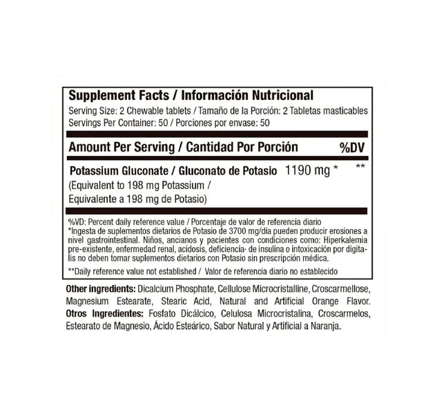 Potassium 100 Capsulas Medical Green