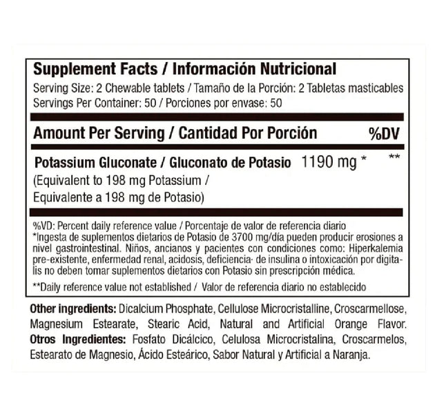 Potassium 100 Capsulas Medical Green