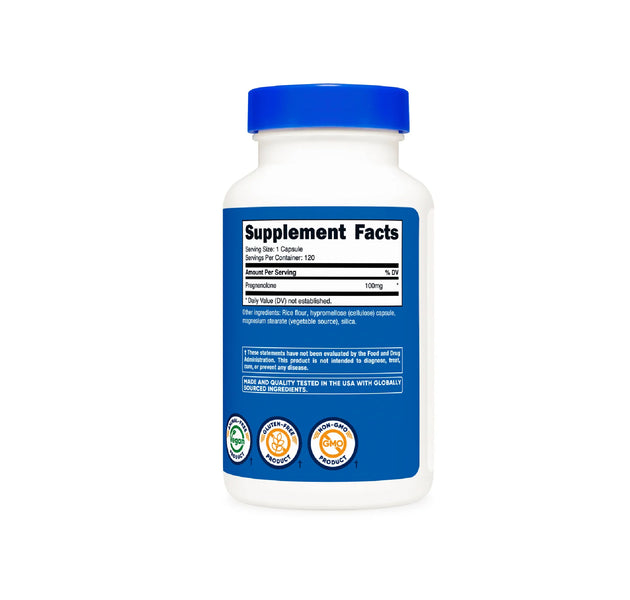 Pregnenolone 120 cápsulas Nutricost
