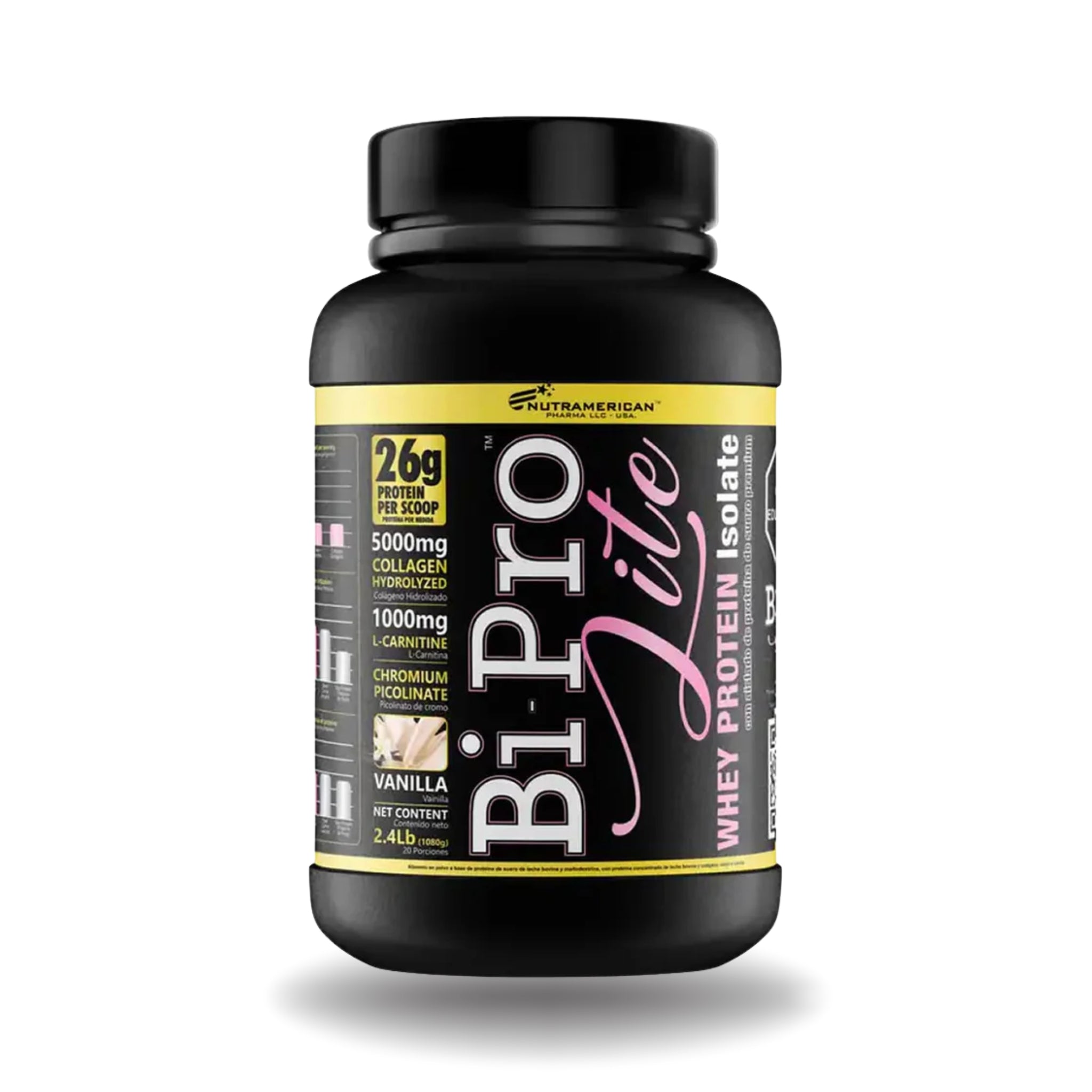 Proteína Bi-pro Lite 2 Libras Nutramerican Pharma