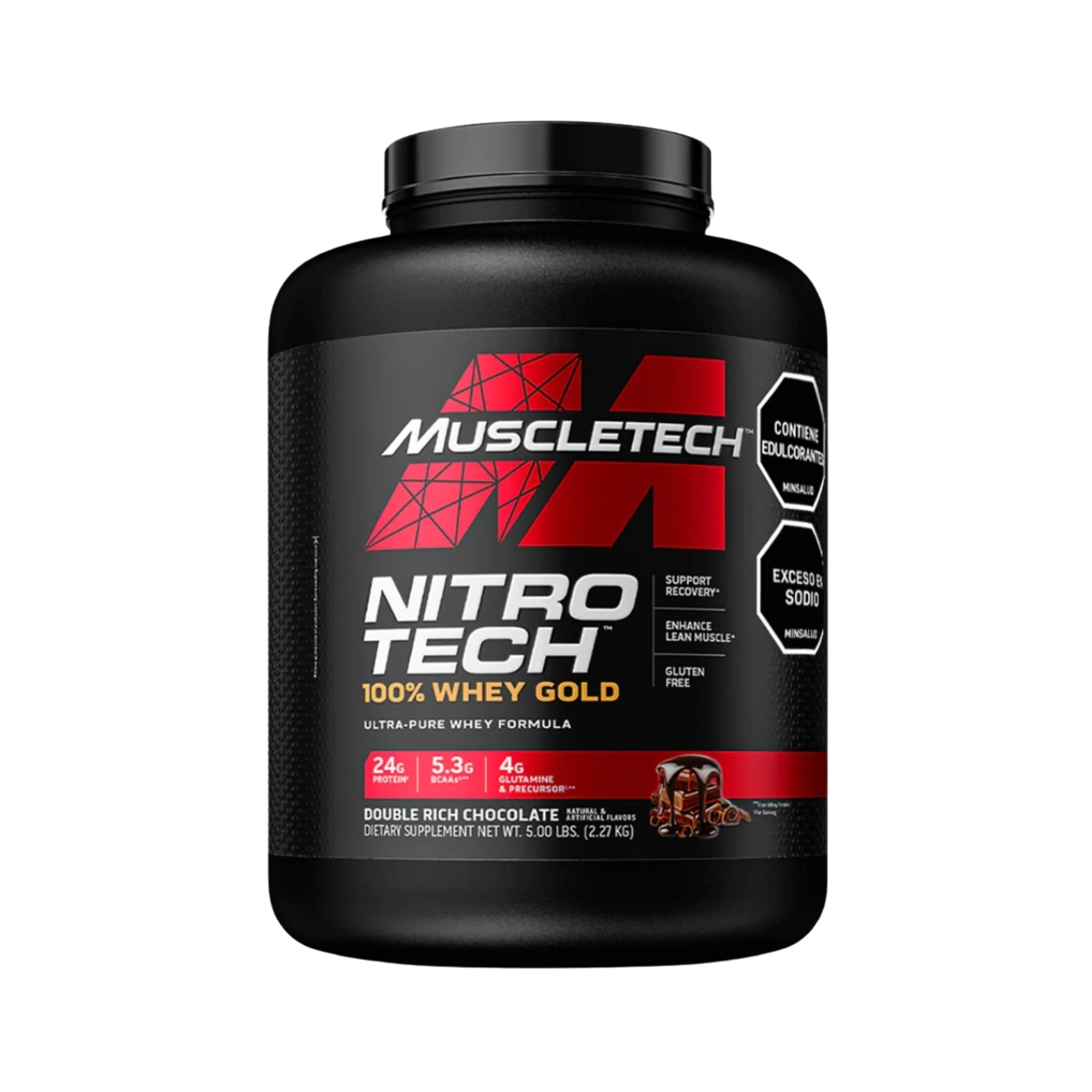 Proteína Nitro Tech 100% Whey Gold 5 Libras Muscletech