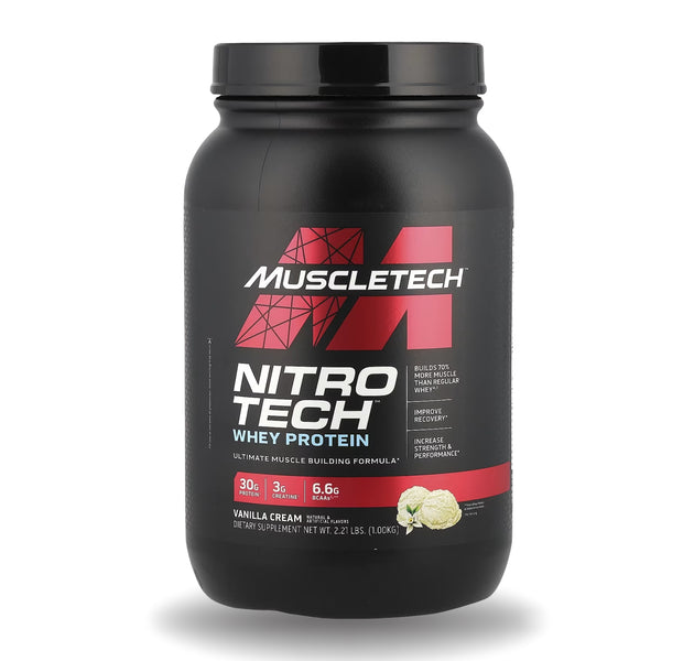 Proteína Nitro Tech Whey Protein 2 Libras Muscletech