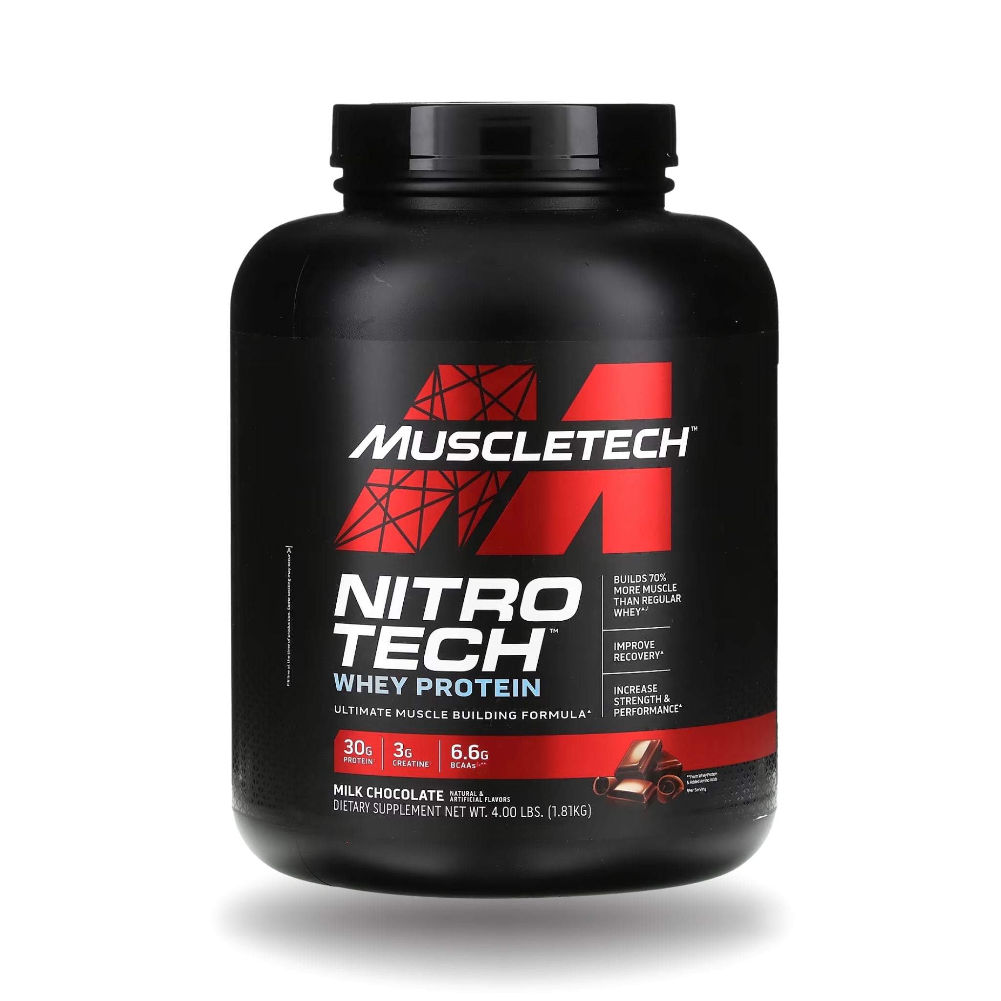 Proteína Nitro Tech Whey Protein 4 Libras Muscletech